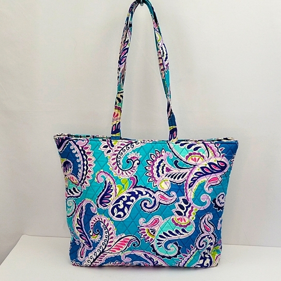 Vera Bradley 3 PC. Tote Set in Waikiki Paisley Print - Picture 4 of 15